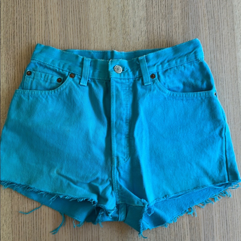 Vintage Levis High Cut Denim Shorts